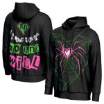 AJ Lee Spider Hoodie Black – Women’s Graphic Wrestling Hoodie