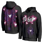 AJ Lee Spider Web Hoodie Black – Women’s Graphic Wrestling Hoodie