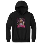 AJ Lee 500 Level Youth Pose Hoodie Black – Kids Wrestling Hoodie
