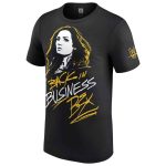 Becky Lynch Back in Business Bex T-Shirt – Black WWE Fan Tee - Image 2