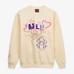 AJ Lee Love Bites Sweatshirt Cream – Women’s Wrestling Graphic Sweatshirt - Image 2