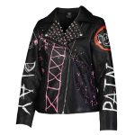 Alexa Bliss Friends for Eternity Jacket – Women’s Black Leather Look - Image 2