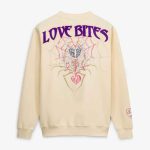 AJ Lee Love Bites Sweatshirt Cream – Women’s Wrestling Graphic Sweatshirt - Image 3
