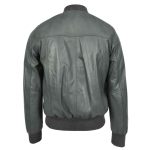 Men’s Grey MA-1 Bomber Jacket – Ryan Classic Fligh - Image 2