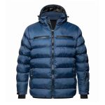 1. Men’s Hooded Canvas Puffer Jacket – Casual Winter Outdoor Wear - Image 3